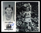 Tom Chambers Autographed Signed 8x10 Photo Seattle Supersonics MCS Holo #87416