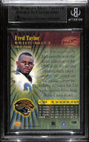 Fred Taylor Autographed/Signed 1998 Pacific #198 Trading Card Beckett 43905