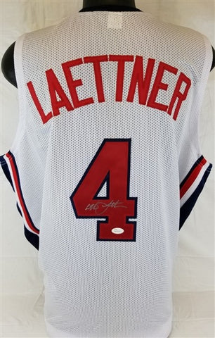 Christian Laettner Signed Team USA Jersey (JSA) 1992 Gold Medal Dream Team