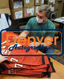 John Lynch Autographed/Signed Pro Style Red XL Jersey BAS 31557