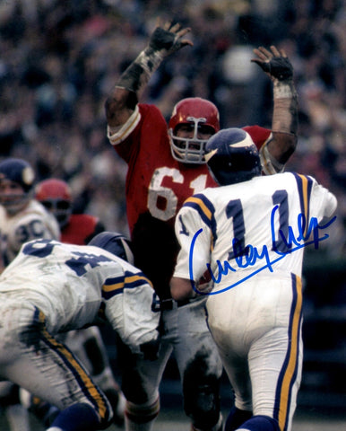 Chiefs CURLEY CULP Signed 16x20 Photo #1 AUTO - SB IV Champ - HOF 2013