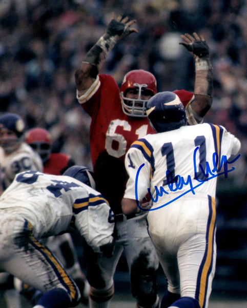 Chiefs CURLEY CULP Signed 16x20 Photo #1 AUTO - SB IV Champ - HOF 2013