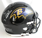 Derrick Henry Autographed Ravens F/S Speed Authentic Helmet - Beckett W Hologram