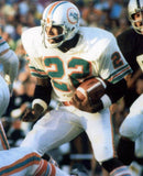 Mercury Morris Signed Dolphins Mini-Helmet (JSA COA) 1972 17-0 Super Bowl Champs
