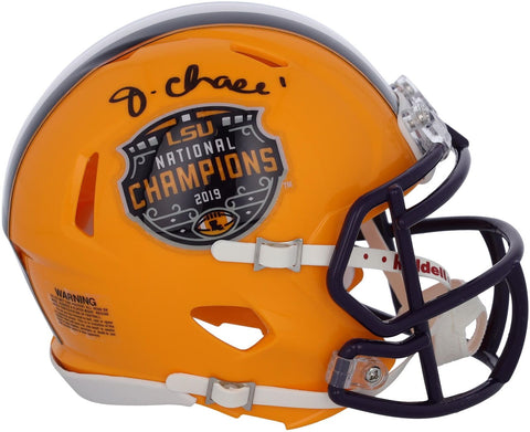 Autographed Ja'Marr Chase Mini Helmet Fanatics Authentic COA Item#10921158