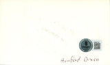 Hanford Dixon Autographed Cleveland Browns Index Card Beckett 45397
