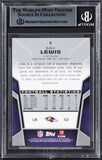 Ravens Ray Lewis Authentic Signed 2010 Topps Unrivaled #6 Card BAS Slabbed 2