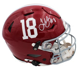 Julio Jones Signed Alabama Crimson Tide Speed Flex Authentic #18 NCAA Helmet