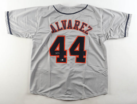 Yordan Alvarez Signed Houston Astros Jersey (Beckett) 3xAll Star DH & OF