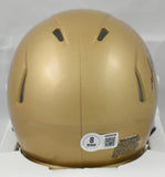 Marcus Freeman Autographed Note Dame Irish Speed Mini Helmet - Beckett W Holo