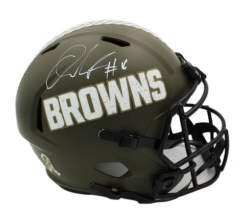 Quinshon Judkins Signed Cleveland Browns Speed Full Size STS NFL Helmet