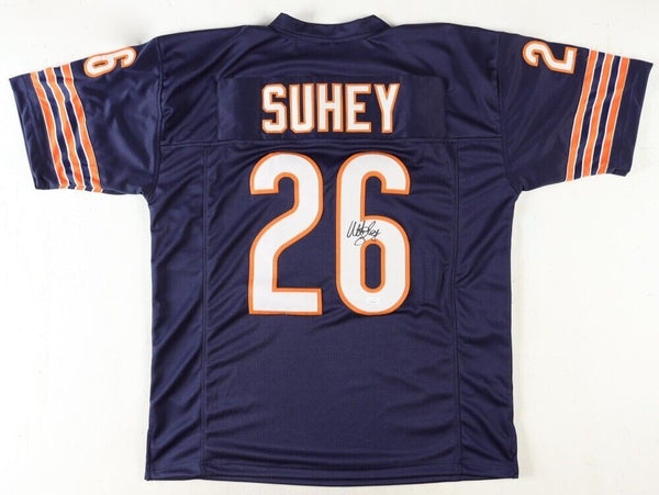Matt Suhey Signed Chicago Bears Jersey (JSA COA) Super XX Fullback / Penn State