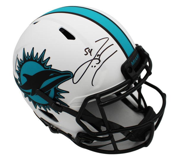 Zach Thomas Signed Miami Dolphins Speed Authentic Lunar NFL Helmet