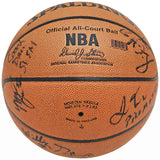 2002-03 St. Mary Autographed Basketball 8 Sigs LeBron James PSA/DNA AI01382