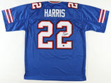 Damien Harris Signed Bills Jersey (Beckett) Buffalo's #1 Running Back 2023