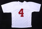 Jalen Milroe Signed Alabama Crimson Tide Jersey (Beckett) 2025 1st Round Pck /QB