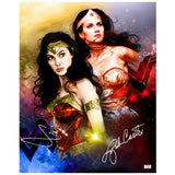Gal Gadot, Lynda Carter Autographed Corbyn Kern Wonder Woman Legacy 16x20 Photo