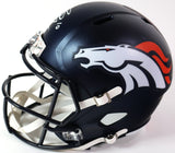 Bo Nix & Patrick Surtain II dual autographed Broncos 5280 Replica Helmet BAS COA