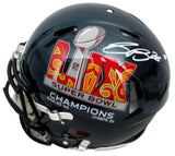 Saquon Barkley Signed SB LIX Champs Full Size Authentic Helmet Eagles PSA 195240