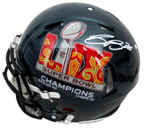Saquon Barkley Signed SB LIX Champs Full Size Authentic Helmet Eagles PSA 195240