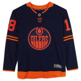 ZACH HYMAN Autographed Edmonton Oilers Breakaway Navy Alt. Jersey FANATICS
