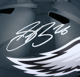 Saquon Barkley Autographed Philadelphia Eagles Speed Helmet Fanatics