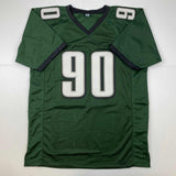 Autographed/Signed Jordan Davis Philadelphia Green Football Jersey JSA COA