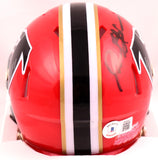 Deion Sanders Autographed Atlanta Falcons Speed Mini Helmet -Beckett W Hologram