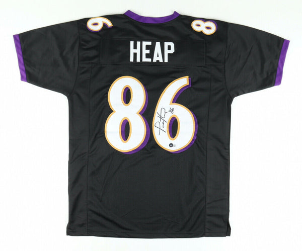 Todd Heap Signed Baltimore Ravens Jersey (Beckett Hologram) 2xPro Bowl Tight End