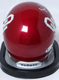 Baker Mayfield Autographed Sooners Schutt Mini Helmet w/ HT - Beckett W Auth