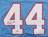 Lorenzo White Signed Houston Oilers Jersey (Beckett) Ex Michigan State RB