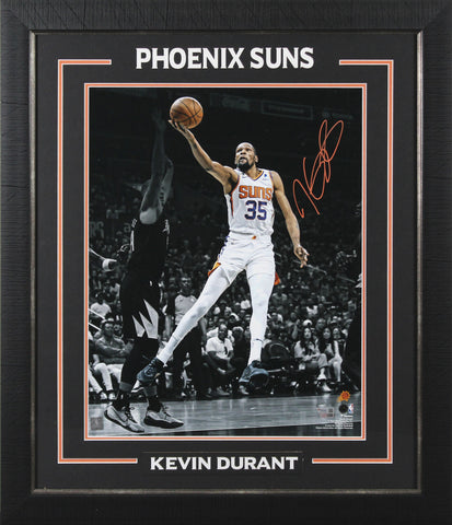 Suns Kevin Durant Authentic Signed 16x20 Framed Photo Fanatics #XP13996463
