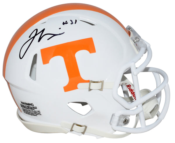 JAMAL LEWIS AUTOGRAPHED TENNESSEE VOLUNTEERS SPEED MINI HELMET BECKETT