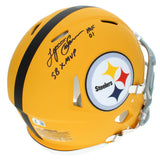Lynn Swann Autographed "SB X MVP; HOF 01" Steelers 2025 Authentic Helmet Beckett