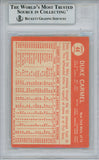 Duke Carmel Autographed 1964 Topps #44 Trading Card Beckett Slab 38472