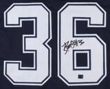 Bo Scarbrough Signed Cowboys Jersey (Scarbrough Hologram) Alabama Running Back