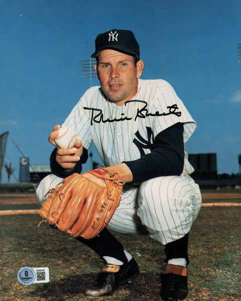 Robin Roberts Autographed/Signed New York Yankees 8x10 Photo Beckett 57585