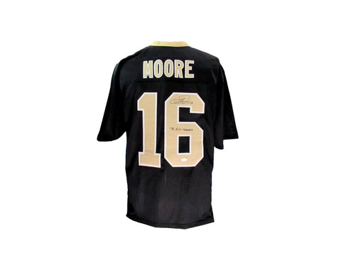 Lance Moore Signed/Inscribed Custom Football Jersey Saints JSA 200851
