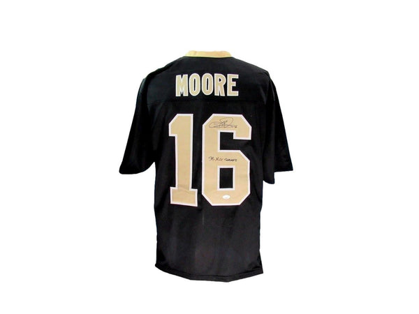 Lance Moore Signed/Inscribed Custom Football Jersey Saints JSA 200851