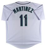 Edgar Martinez Authentic Signed White Pro Style Jersey Autographed BAS