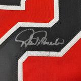 Framed Signed Rafael Palmeiro 35x39 Baltimore Orange Jersey JSA COA