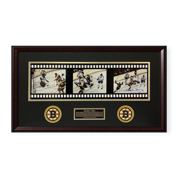 Bobby Orr Bruins Autographed Photo Custom Framed to 17x31 Great North Road