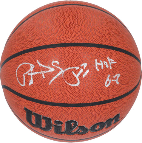 Patrick Ewing New York Knicks Signed Wilson Replica Basketball w/HOF 08" Insc