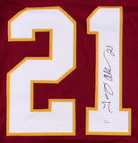 Terry Allen Signed Redskins Jersey (JSA COA) 8614 Career Rushing Yards 79 TD's