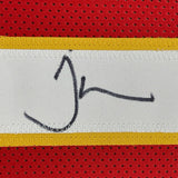 FRAMED Signed TYREEK HILL 35x39 Kansas City Red Jersey JSA COA Auto
