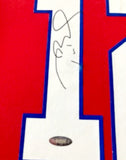 Tom Brady Signed 32x41 Patriots Framed Jersey Display w/LED Lights TriStar Holo