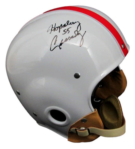 Hopalong Cassady Signed Historic Helmet Ohio State 1955 Heisman JSA 186385