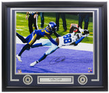 CeeDee Lamb Signed Framed 16x20 Dallas Cowboys Dive Photo Fanatics