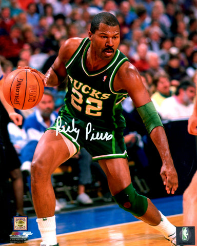 Milw Bucks RICKY PIERCE Signed 16x20 Photo #2 AUTO - 1991 All Star