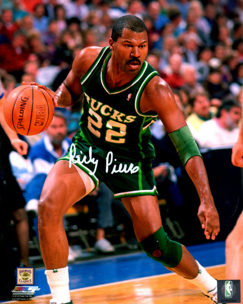 Milw Bucks RICKY PIERCE Signed 16x20 Photo #2 AUTO - 1991 All Star